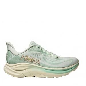 NEW HOKA women's clifton 10 shoes in sea glass / jadeite